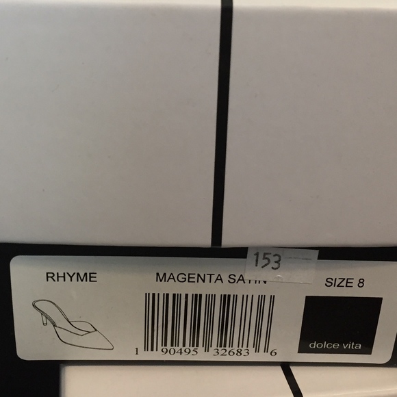 Dolce Vita Women's Rhyme Satin Mule Pumps - Picture 7 of 7